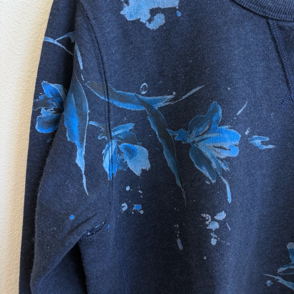 Polo Ralph Lauren Women's Navy Blue Floral Sweater - Picture 4 of 5